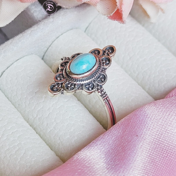 Anel Indiano Larimar